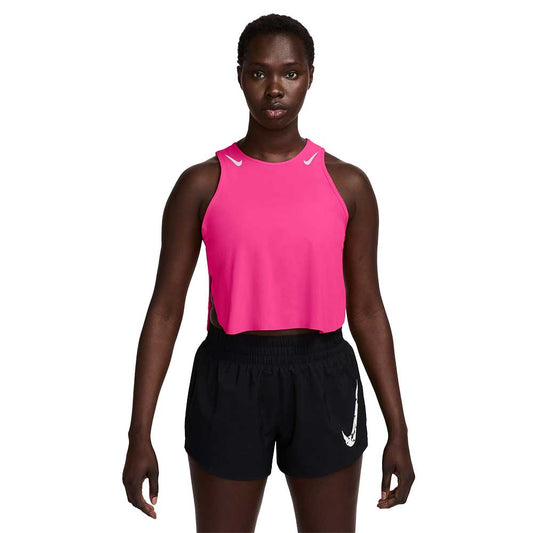 Women's Nike Aeroswift Dri-FIT Crop Tank - Hyper Pink