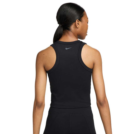 Women's Nike One Fitted Dri-FIT Crop Tank - Black