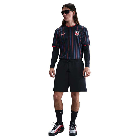 Men's USA DF SS Stadium Away Jersey - Obsidian/Challenge Red
