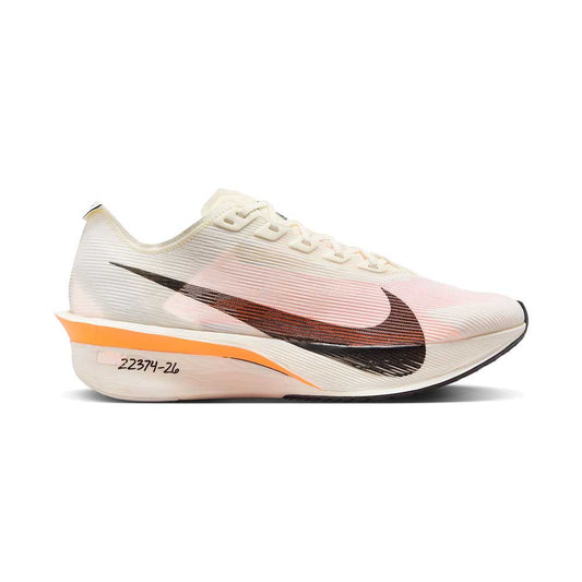 Women's Vaporfly Next% 4 Proto Running Shoe - Sail/Black/Total Orange - Regular (B)
