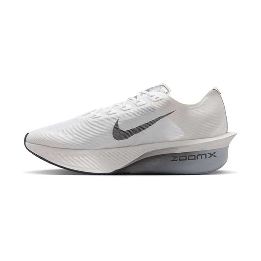 Men's Vaporfly 4 Running Shoe - White/Grid Iron/Obsidian Mist - Regular (D)