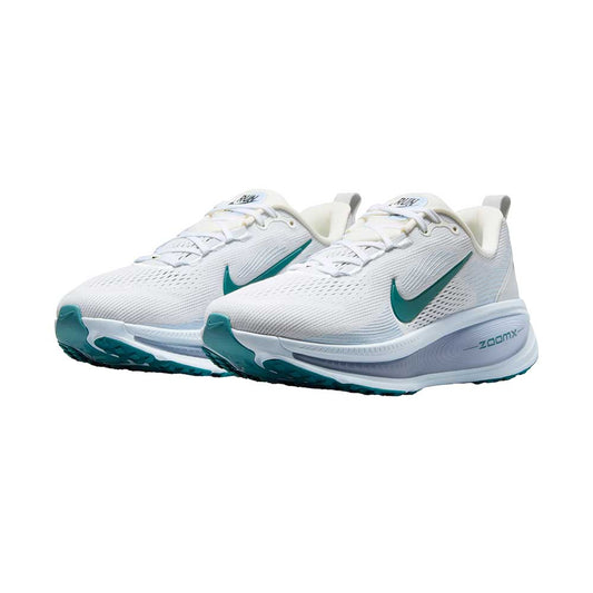 Women's Nike Vomero 18 Running Shoe - Summit White/Geode Teal/Blue Tint - Regular (B)