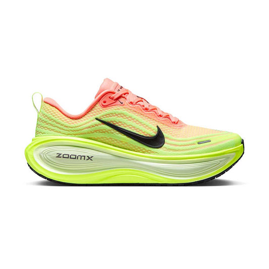 Women's Nike Vomero Plus Running Shoe - Bright Mango/Metallic Dark Grey/Volt - Regular (B)