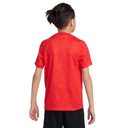 Youth USA DF Academy SS PM Top - Challenge Red/White