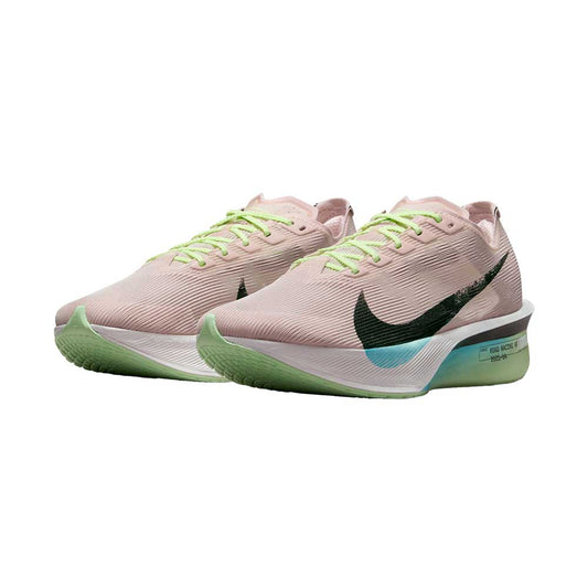 Women's Vaporfly 4 Running Shoe - Silt Red/Black/Barely Volt/Pearl Pink - Regular (B)