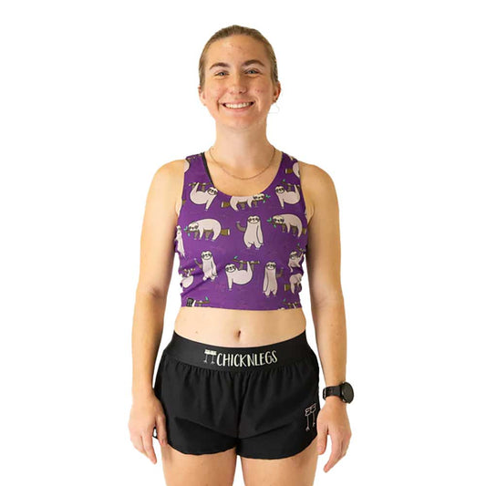 Women's Sloth PWR Crop Top - Sloths