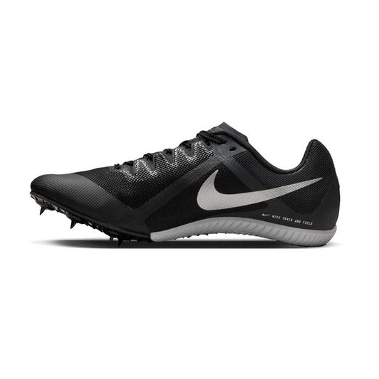 All Gender Nike Zoom Rival Multi Spike - Black/Metallic Silver/Lt Smoke Grey - Regular (D)