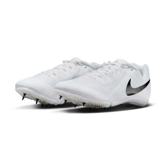 All Gender Nike Zoom Rival Multi Spike - White/Black/Metallic Silver - Regular (D)