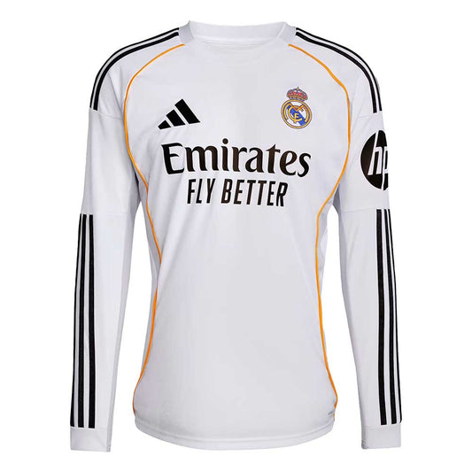 Real Madrid Home LS Jersey - White