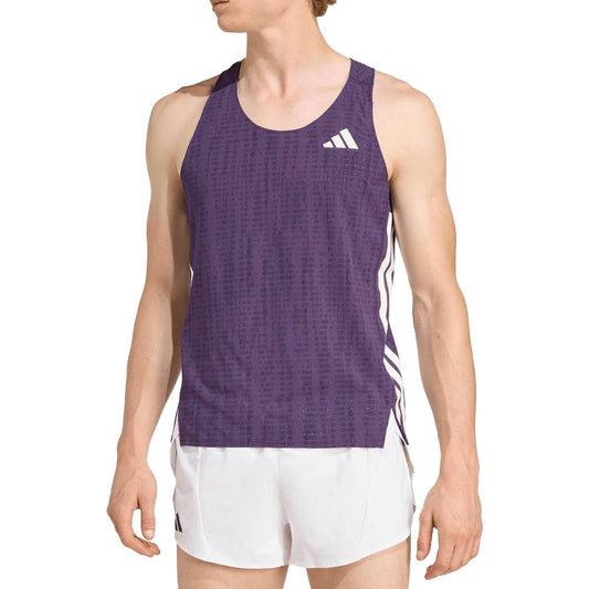 Men's ADIZERO Singlet - Aurora Plum