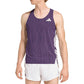 Men's ADIZERO Singlet - Aurora Plum