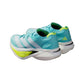 Men's Adizero Prime X3 Strung Running Shoe - Flash Aqua/Zero Metallic/Lucid Lemon - Regular (D)
