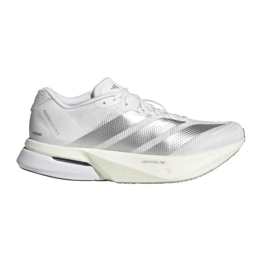 Women's Boston 13 Running Shoe - Cloud White/Matte Silver/Dash Grey - Regular (B)