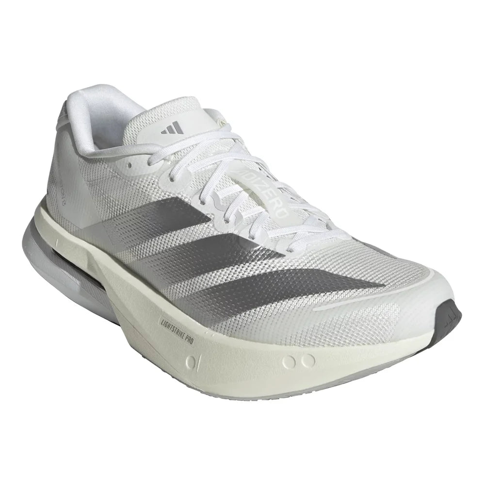 Women's Boston 13 Running Shoe - Cloud White/Matte Silver/Dash Grey - Regular (B)