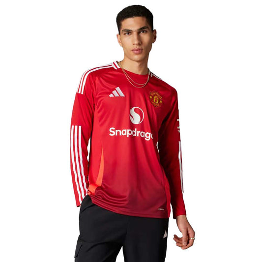 Manchester United FC Long Sleeve Home Jersey - Mufc Red