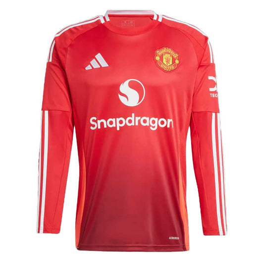 Manchester United FC Long Sleeve Home Jersey - Mufc Red