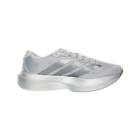 Men's Adizero EVO SL Running Shoe - Silver Met/Iron Met/Lucid Lemon - Regular (D)