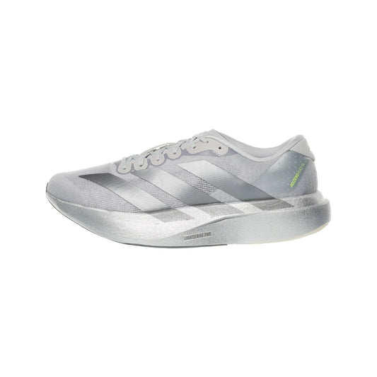 Men's Adizero EVO SL Running Shoe - Silver Met/Iron Met/Lucid Lemon - Regular (D)