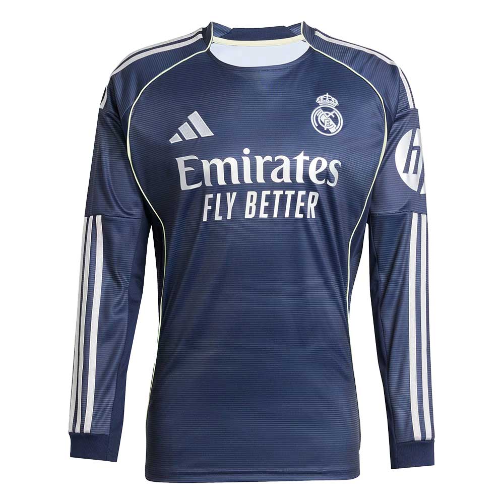 Men's Real Madrid Away LS Jersey - Legend Ink